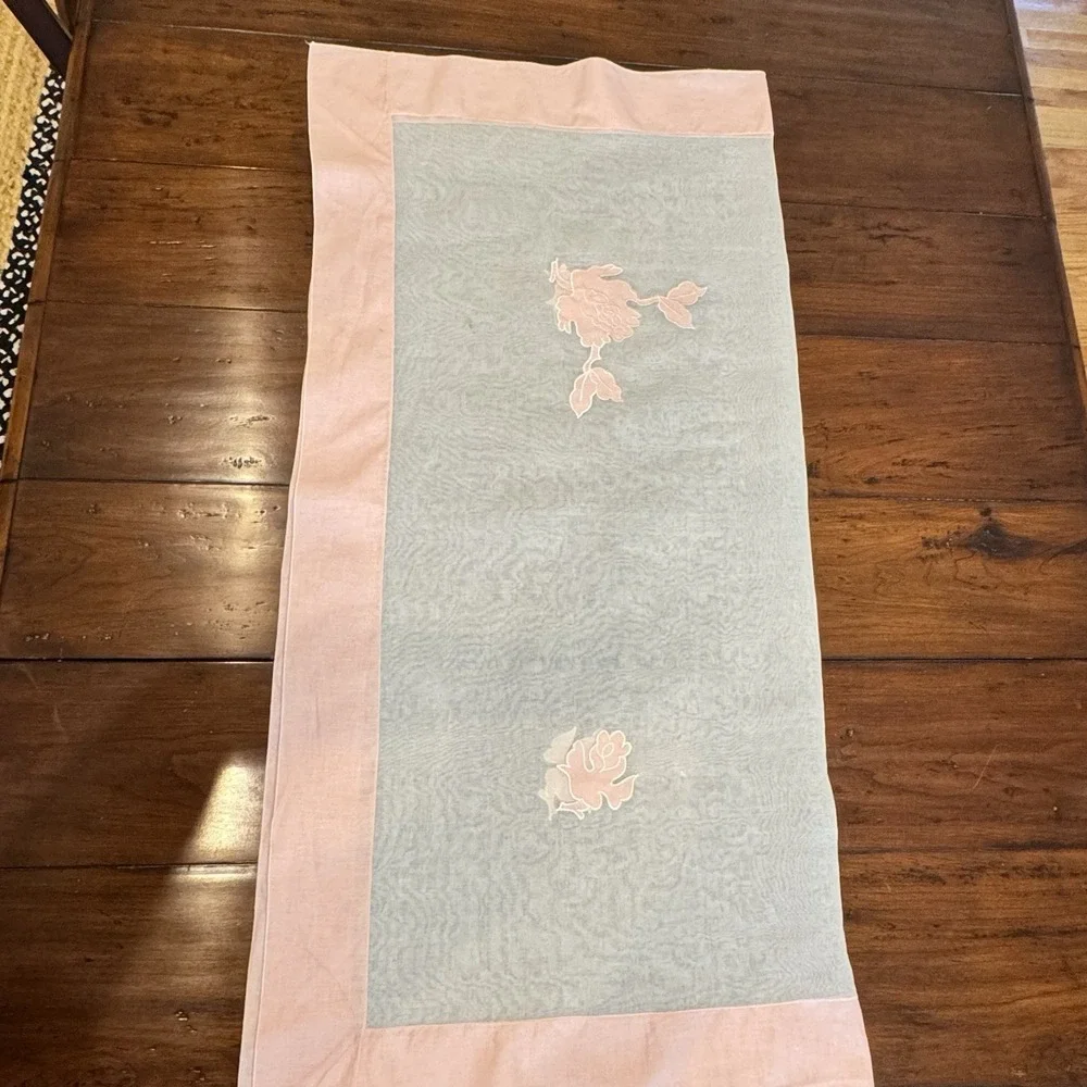 Vintage Madeira Organdy Table Square 41.5